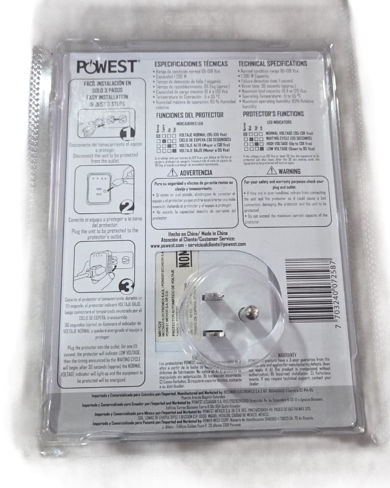 POWEST LAVOMATIC Protector automático de voltaje