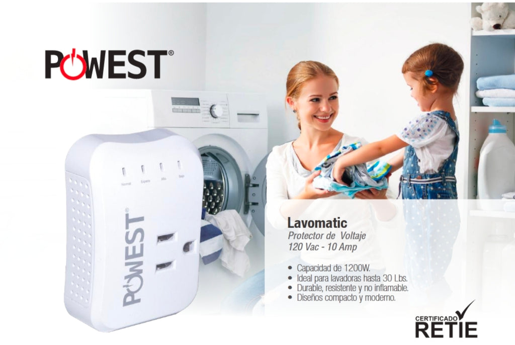 POWEST LAVOMATIC Protector automático de voltaje