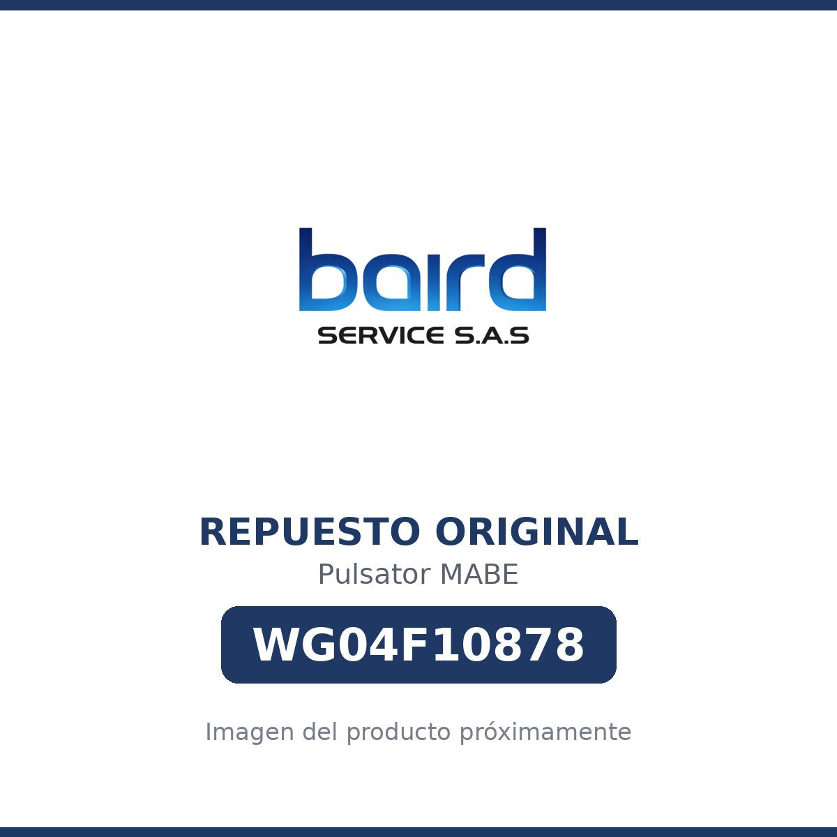 Pulsator MABE - WG04F10878 - Parte WG04F10878 MABE - Vista principal repuesto original